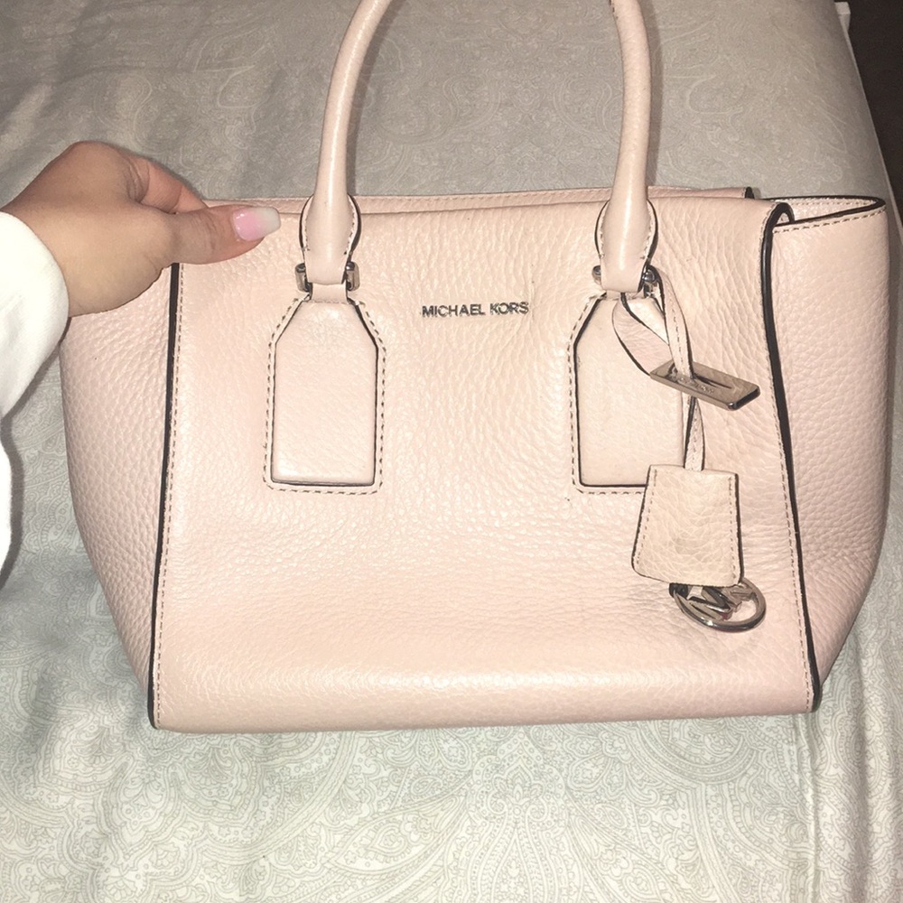Michael Kors Pebbled Leather Medium Satchel